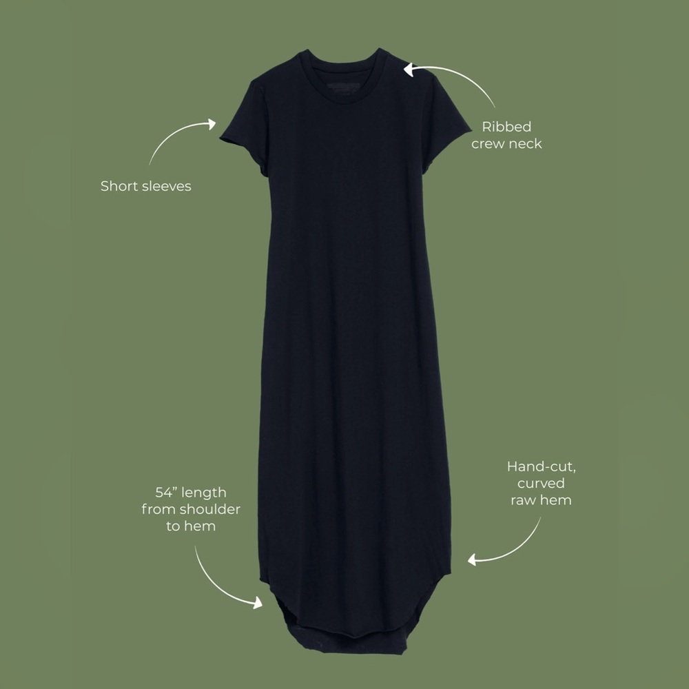 Frank & Eileen Black Maxi Dress